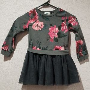 Toddler Girl sweater tulle dress